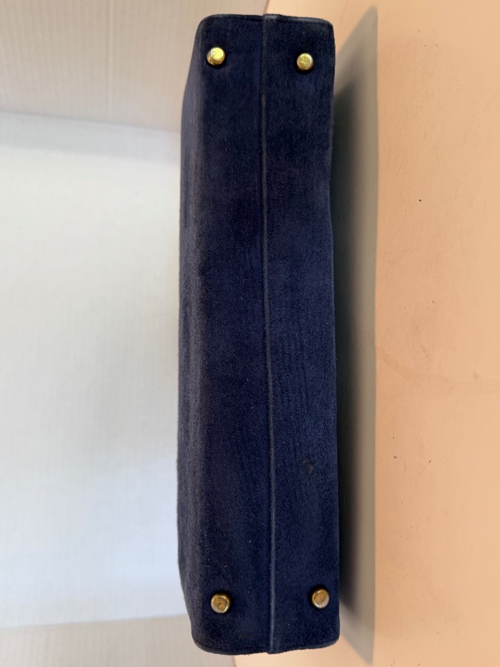 Vintage 1960’s Mar-Shel Suede Handbag Blue - Picture 11 of 14
